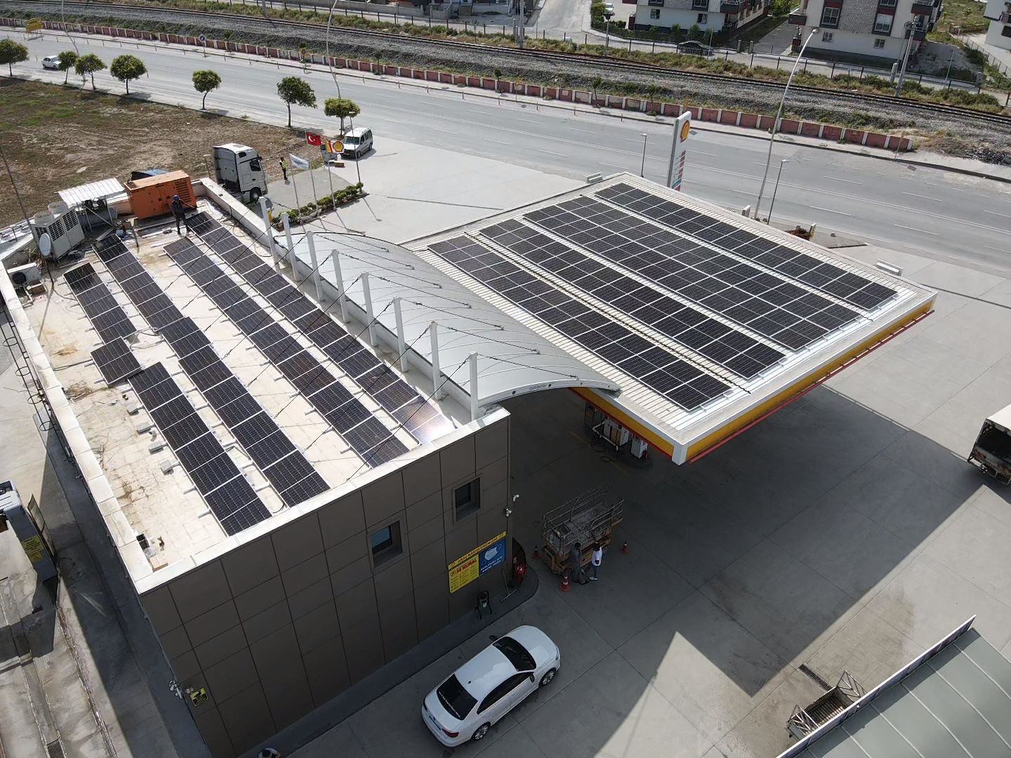 Shell Mezarlık Kavşağı Aydoğanlar Petrol Uygulaması